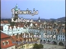 Program telewizji kablowej Studio RELAX Jelenia Góra, 1992, nr 11 (18) / 29.01.1992 [Film]
