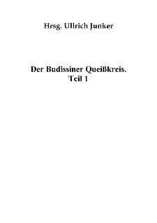 Der Budissiner Queißkreis. Teil 1 [Dokument elektroniczny]