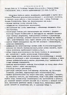 Sprawozdanie Zarządu Koła nr 15 Polskiego Związku Filatelist&oacute;w w Jeleniej G&oacute;rze z działalności Koła w okresie sprawozdawczym III.1993-X.1997 r. [Dokumenty życia społecznego]