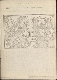 Komiks - literatura przedmiotu w języku polskim [Dokument życia społecznego]