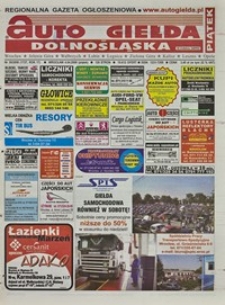 Auto Giełda Dolnośląska : regionalna gazeta ogłoszeniowa, 2008, nr 39 (1727) [4.04]