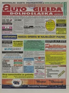 Auto Giełda Dolnośląska : regionalna gazeta ogłoszeniowa, 2008, nr 43 (1731) [14.04]