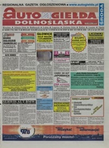 Auto Giełda Dolnośląska : regionalna gazeta ogłoszeniowa, 2008, nr 44 (1732) [16.04]