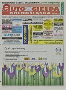 Auto Giełda Dolnośląska : regionalna gazeta ogłoszeniowa, 2008, nr 46 (1734) [21.04]