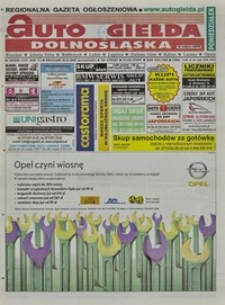 Auto Giełda Dolnośląska : regionalna gazeta ogłoszeniowa, 2008, nr 49 (1737) [28.04]