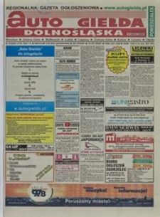 Auto Giełda Dolnośląska : regionalna gazeta ogłoszeniowa, 2008, nr 51 (1739) [5.05]