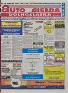 Auto Giełda Dolnośląska : regionalna gazeta ogłoszeniowa, 2008, nr 60 (1748) [28.05]
