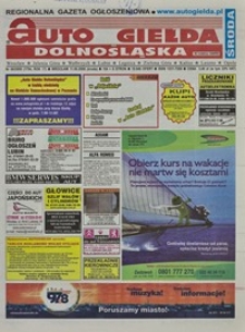 Auto Giełda Dolnośląska : regionalna gazeta ogłoszeniowa, 2008, nr 66 (1754) [11.06]