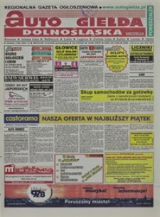 Auto Giełda Dolnośląska : regionalna gazeta ogłoszeniowa, 2008, nr 68 (1756) [16.06]