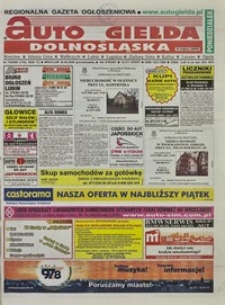 Auto Giełda Dolnośląska : regionalna gazeta ogłoszeniowa, 2008, nr 74 (1762) [30.06]