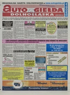 Auto Giełda Dolnośląska : regionalna gazeta ogłoszeniowa, 2008, nr 78 (1766) [9.07]