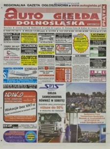 Auto Giełda Dolnośląska : regionalna gazeta ogłoszeniowa, 2008, nr 79 (1767) [11.07]