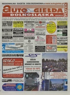 Auto Giełda Dolnośląska : regionalna gazeta ogłoszeniowa, 2008, nr 85 (1773) [25.07]