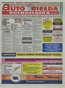 Auto Giełda Dolnośląska : regionalna gazeta ogłoszeniowa, 2008, nr 86 (1774) [28.07]