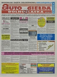 Auto Giełda Dolnośląska : regionalna gazeta ogłoszeniowa, 2008, nr 87 (1775) [30.07]