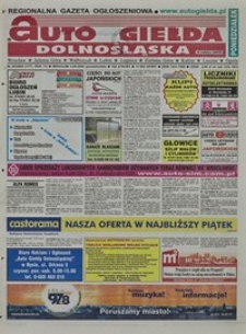 Auto Giełda Dolnośląska : regionalna gazeta ogłoszeniowa, 2008, nr 89 (1777) [4.08]