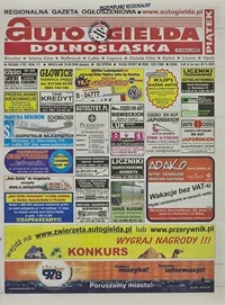 Auto Giełda Dolnośląska : regionalna gazeta ogłoszeniowa, 2008, nr 99 (1787) [29.08]