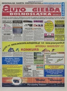 Auto Giełda Dolnośląska : regionalna gazeta ogłoszeniowa, 2008, nr 101 (1789) [3.09]