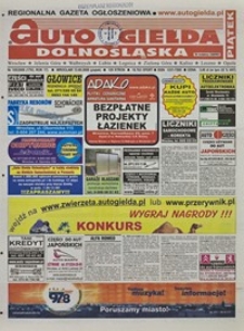 Auto Giełda Dolnośląska : regionalna gazeta ogłoszeniowa, 2008, nr 105 (1793) [12.09]