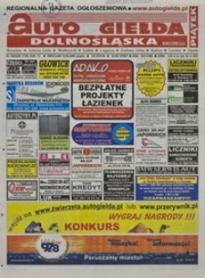 Auto Giełda Dolnośląska : regionalna gazeta ogłoszeniowa, 2008, nr 108 (1796) [19.09]