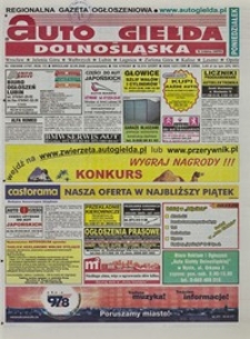 Auto Giełda Dolnośląska : regionalna gazeta ogłoszeniowa, 2008, nr 109 (1797) [22.09]