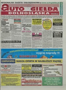 Auto Giełda Dolnośląska : regionalna gazeta ogłoszeniowa, 2008, nr 112 (1800) [29.09]