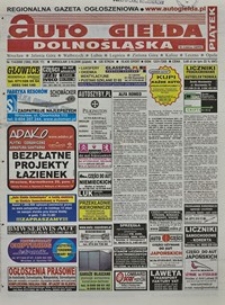 Auto Giełda Dolnośląska : regionalna gazeta ogłoszeniowa, 2008, nr 114 (1802) [3.10]