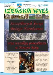 Izerska Wieś : Biuletyn Rady Gminy i W&oacute;jta Gminy, 2019, nr 71 [Dokument elektroniczny]