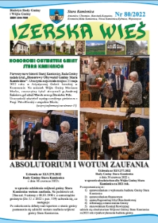 Izerska Wieś : Biuletyn Rady Gminy i W&oacute;jta Gminy, 2022, nr 80 [Dokument elektroniczny]