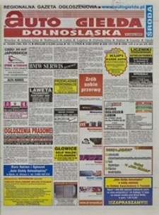 Auto Giełda Dolnośląska : regionalna gazeta ogłoszeniowa, 2008, nr 116 (1804) [8.10]