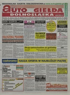 Auto Giełda Dolnośląska : regionalna gazeta ogłoszeniowa, 2008, nr 118 (1806) [13.10]