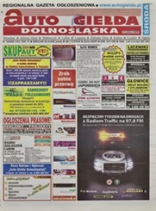 Auto Giełda Dolnośląska : regionalna gazeta ogłoszeniowa, 2008, nr 125 (1813) [29.10]