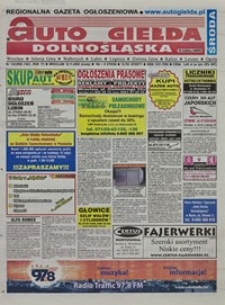 Auto Giełda Dolnośląska : regionalna gazeta ogłoszeniowa, 2008, nr 133 (1821) [19.11]