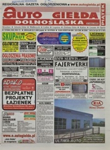 Auto Giełda Dolnośląska : regionalna gazeta ogłoszeniowa, 2008, nr 137 (1825) [28.11]