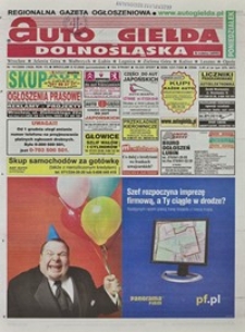 Auto Giełda Dolnośląska : regionalna gazeta ogłoszeniowa, 2008, nr 141 (1829) [8.12]