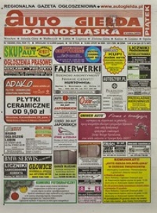 Auto Giełda Dolnośląska : regionalna gazeta ogłoszeniowa, 2008, nr 146 (1834) [19.12]