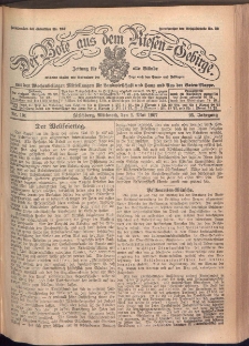 Der Bote aus dem Riesen-Gebirge : Zeitung für alle Stände, R. 95, 1907, nr 101