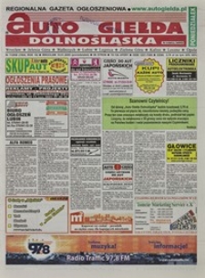 Auto Giełda Dolnośląska : regionalna gazeta ogłoszeniowa, 2009, nr 7 (1844) [19.01]
