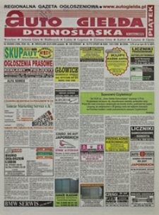Auto Giełda Dolnośląska : regionalna gazeta ogłoszeniowa, 2009, nr 9 (1846) [23.01]