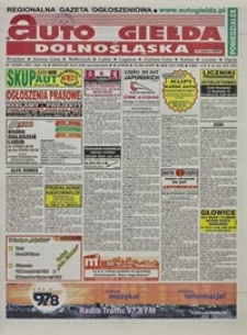 Auto Giełda Dolnośląska : regionalna gazeta ogłoszeniowa, 2009, nr 10 (1847) [26.01]