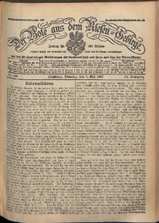 Der Bote aus dem Riesen-Gebirge : Zeitung für alle Stände, R. 95, 1907, nr 106