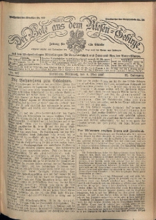 Der Bote aus dem Riesen-Gebirge : Zeitung für alle Stände, R. 95, 1907, nr 107