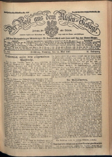 Der Bote aus dem Riesen-Gebirge : Zeitung für alle Stände, R. 95, 1907, nr 111
