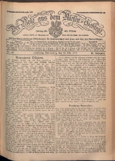 Der Bote aus dem Riesen-Gebirge : Zeitung für alle Stände, R. 95, 1907, nr 118