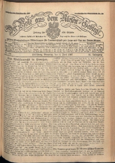 Der Bote aus dem Riesen-Gebirge : Zeitung für alle Stände, R. 95, 1907, nr 128