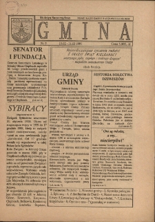 Gmina : biuletyn samorządowy : pismo Rady Gminy w Jeżowie Sudeckim, 1991, nr 5