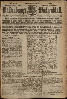Waldenburger Wochenblatt, Jg. 62, 1916, nr 248