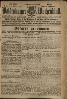 Waldenburger Wochenblatt, Jg. 62, 1916, nr 288
