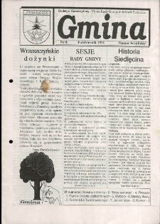 Gmina : biuletyn samorządowy : pismo Rady Gminy w Jeżowie Sudeckim, 1991, nr 8