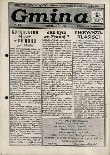Gmina : biuletyn samorządowy : pismo Rady Gminy w Jeżowie Sudeckim, 1993, nr 19